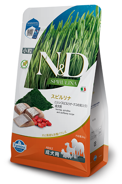 N&Dスピルリナ ニシン 成犬用